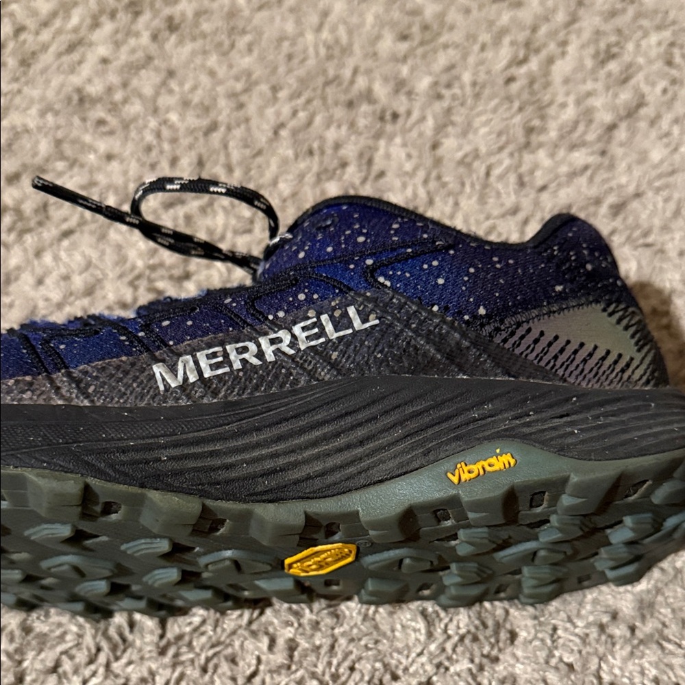 Merrell Women’s Moab Flight Night Sky Purple Hiking Shoes - Picture 6 of 6